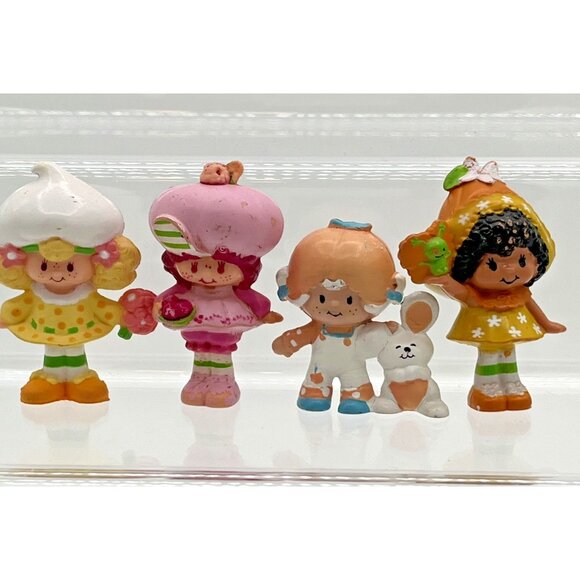 Vintage Strawberry Shortcake Dolls x 4 Lemon Meringue, Apricot, Orange Blossom - Picture 1 of 16